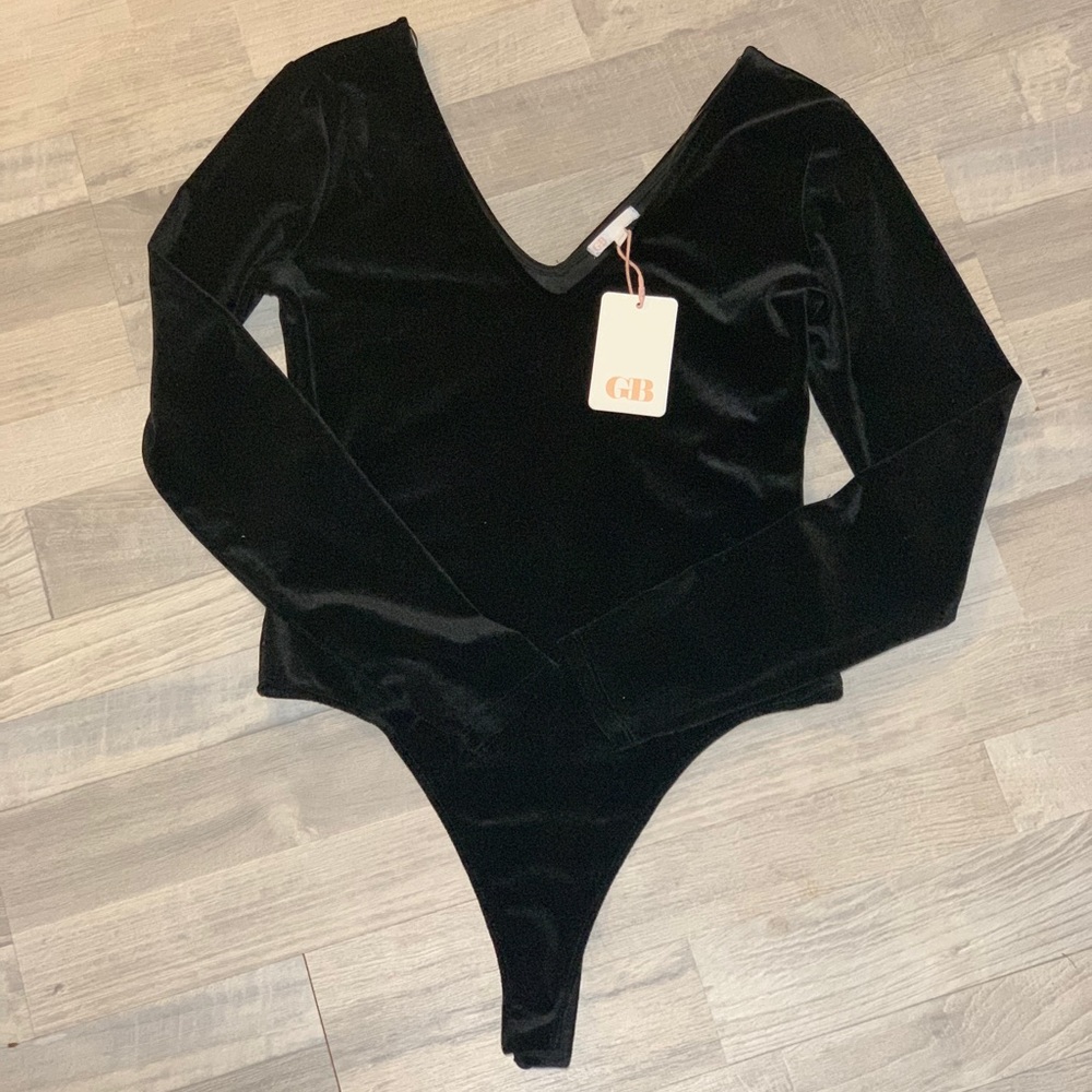 Suede bodysuit